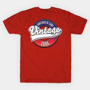 Santiago de Cuba cuba vintage logo T-Shirt